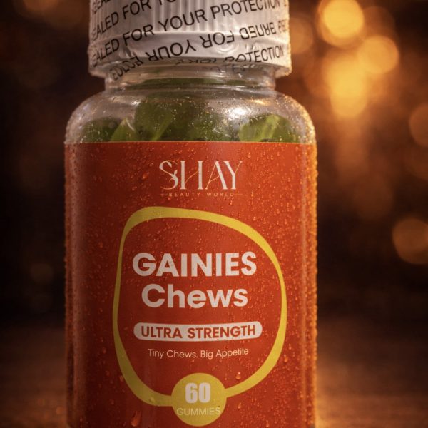 GAINIES Chews Ultra Strength – Weight Gain Gummies (60 Gummies)